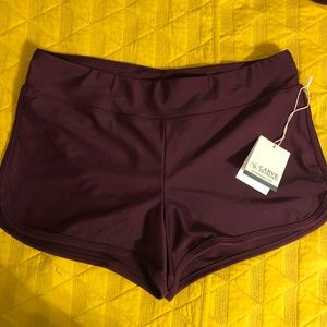 Carve Designs Paddle Board Swim Shorts. Color: Rich Fig. Size: L.